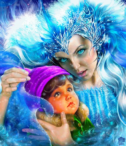 Инна Кузубова художник Снежная Королева