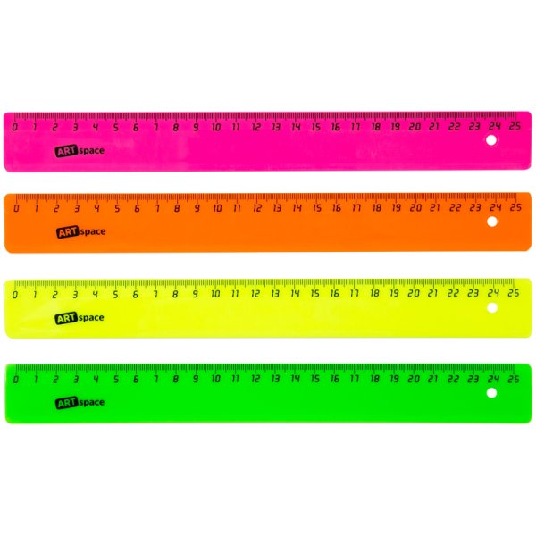 Линейка на прозрачном фоне