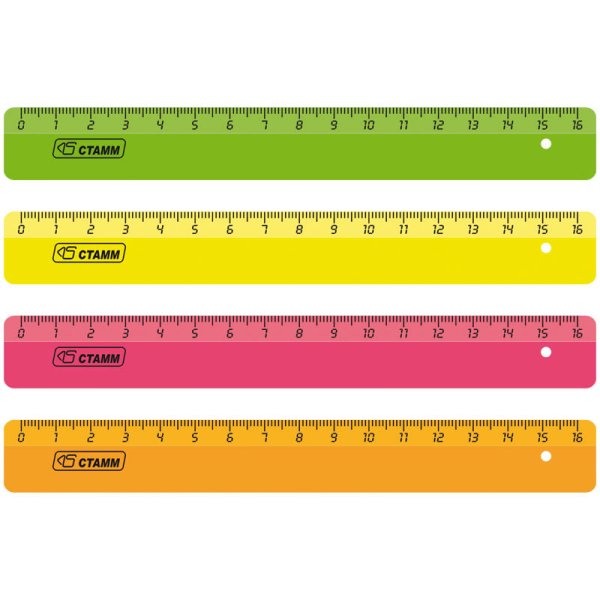 Silwerhof линейка пластик 30 см