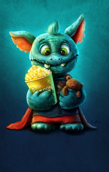 Монстрики картинки в цветах