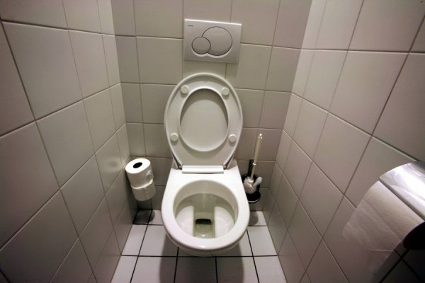 Унитаз в туалете