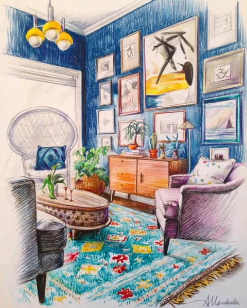 Интерьер для рисования