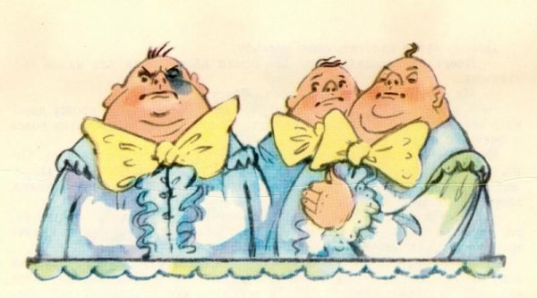 Три толстяка иллюстрации Суок