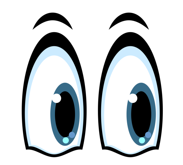 Глаза мультяшные