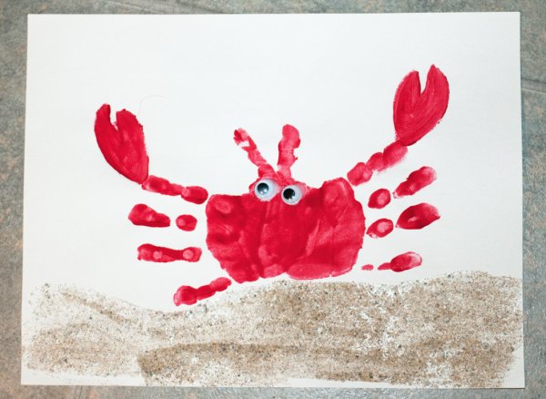 Рисование ладошками для детей