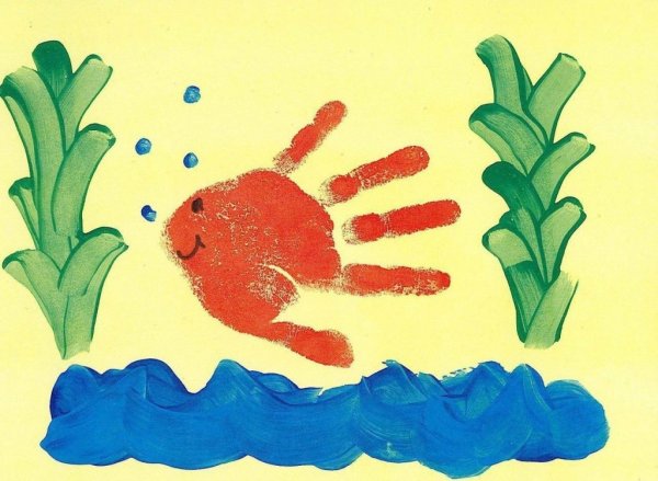 Рисование красками пальчиками