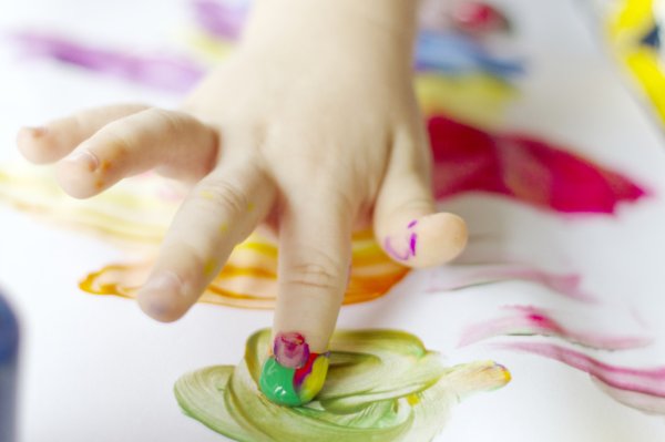 Рисование пальчиковыми красками