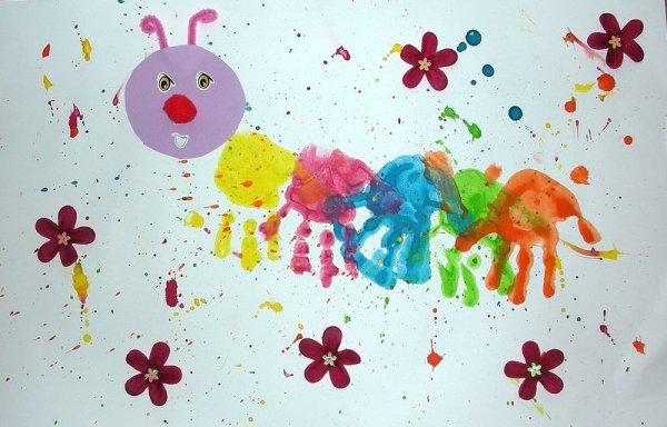 Рисование ладошками для детей