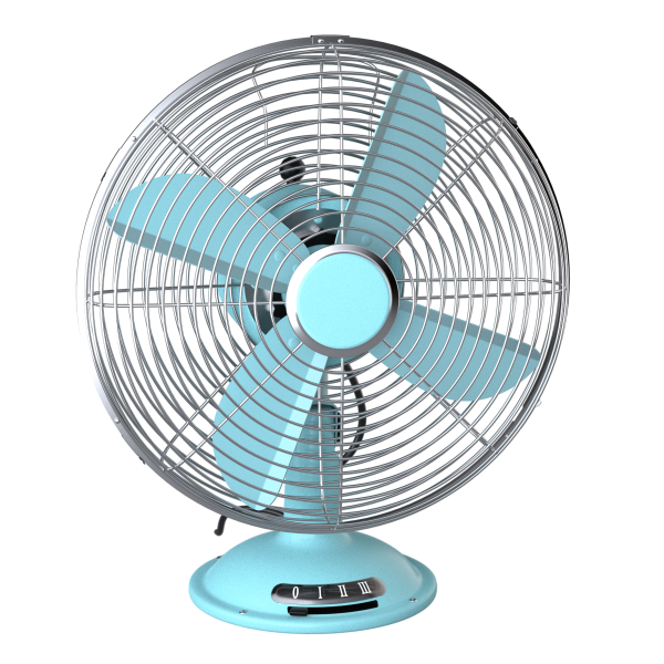 Девочка и вентилятор