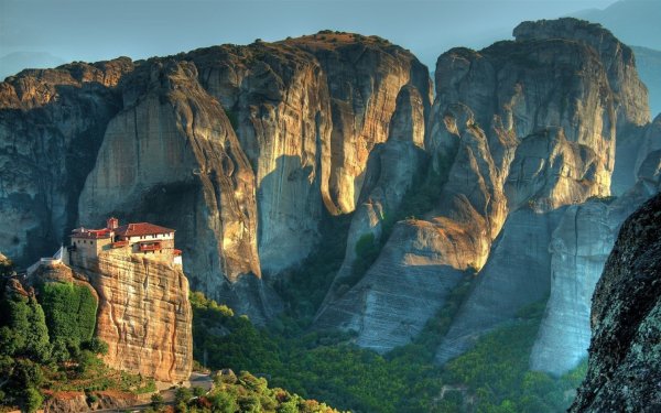 Скальные башни Meteora Греция
