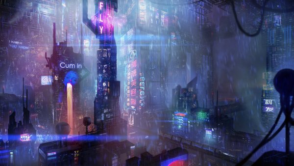 Cyberpunk стилистика