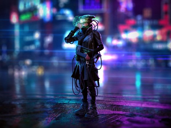 Cyberpunk арт 4k