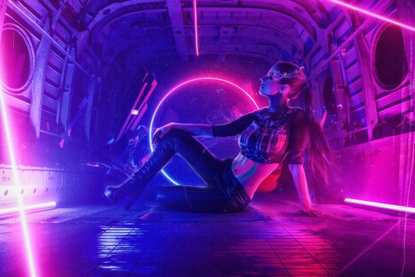 Cyberpunk 2077 неон