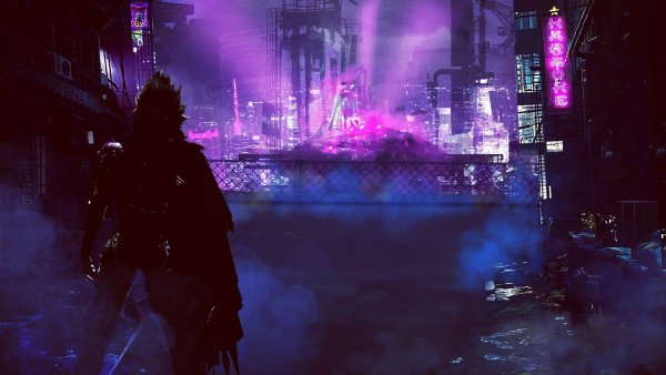 Фотобаш киберпанк