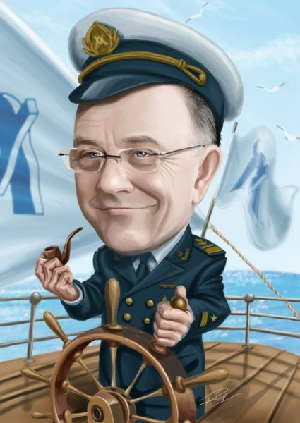 Моряк рисунок реалистичный