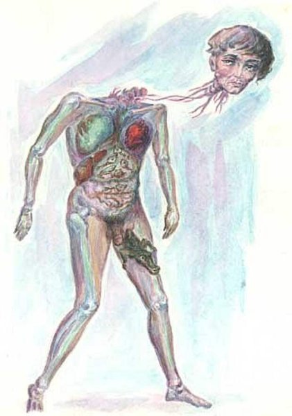 Страшные рисунки психически больных