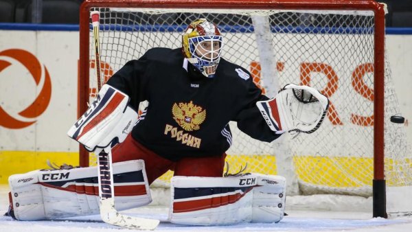 Бобровский вратарь в воротах