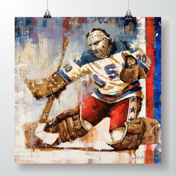 Вратарь хоккей арт