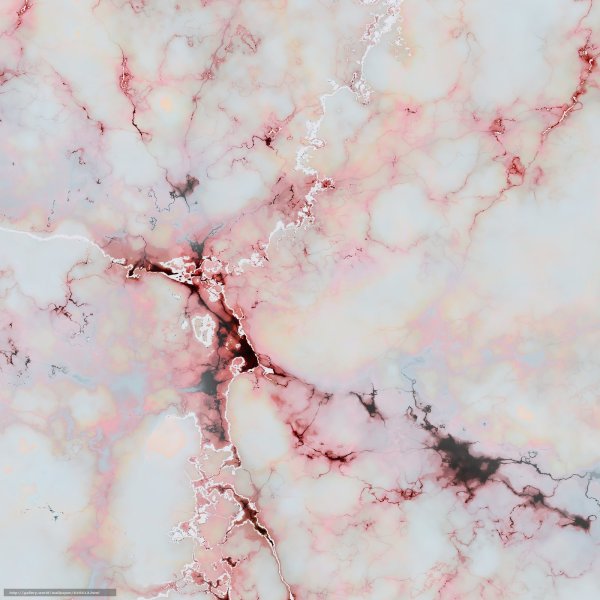 Белый мрамор с розовыми прожилками