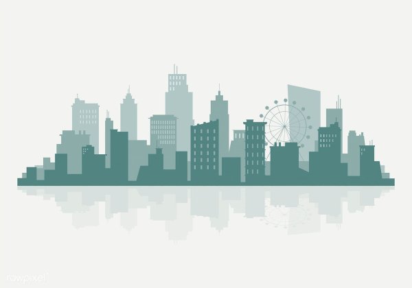 Очертания города