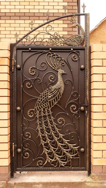 Иранская ковка ворота Жар птица