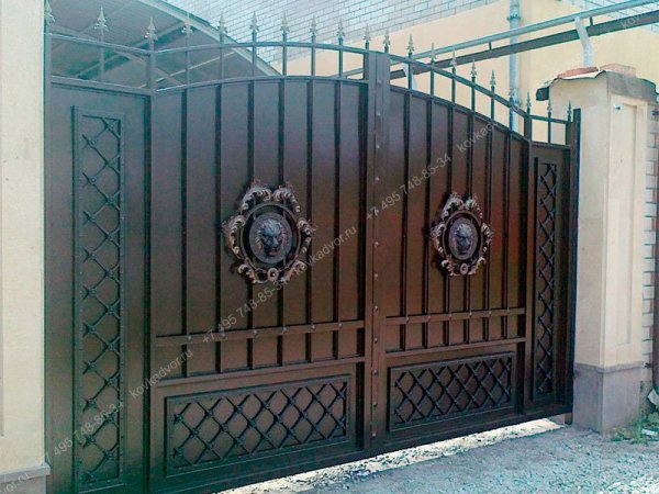 Ворота кованые дворянский ПШ