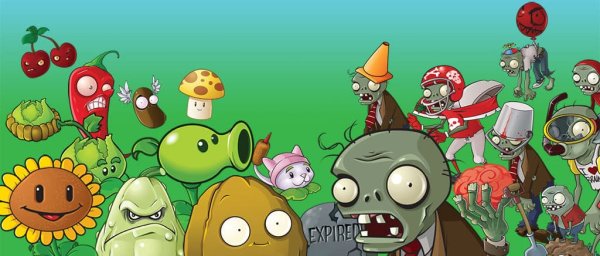 Plants vs Zombies 1 зомби