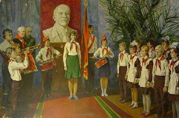Иван тихий "прием в пионеры" (1952)