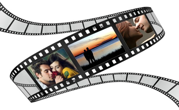 Забор в виде кинопленки