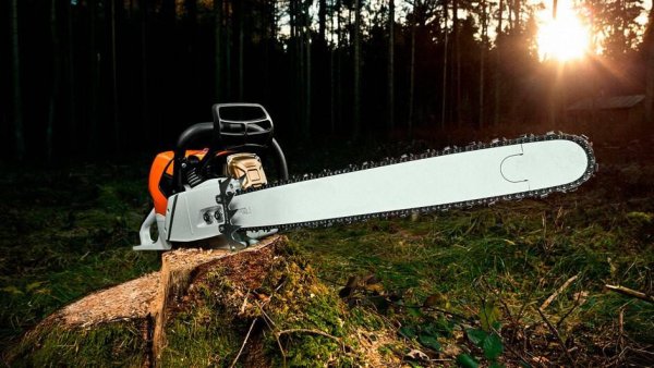 Длинная бензопила