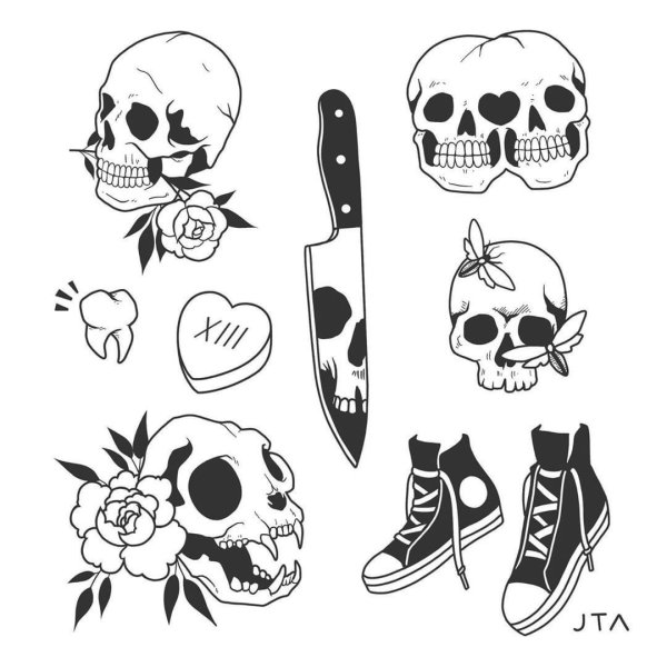 Эскиз маленькой тату для мужчин