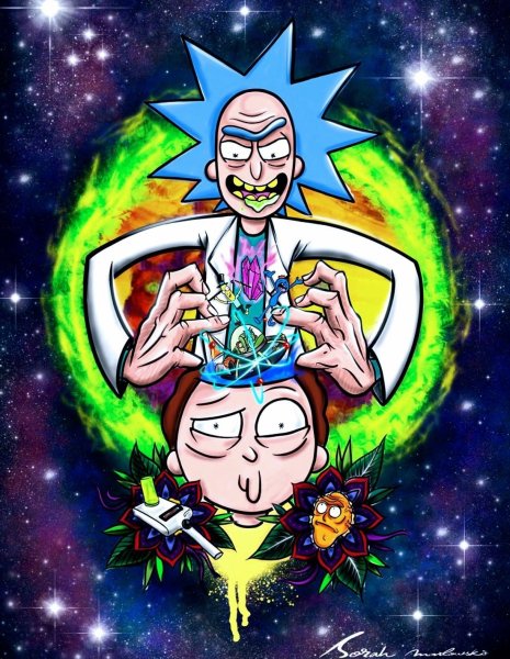 Rick and Morty арт