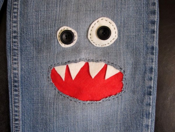 Креативные заплатки на одежду