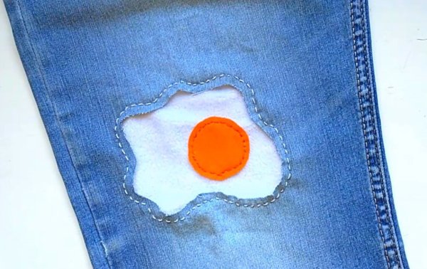 Интересные заплатки на одежду