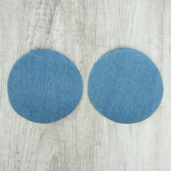 Заплатки из джинсовой ткани