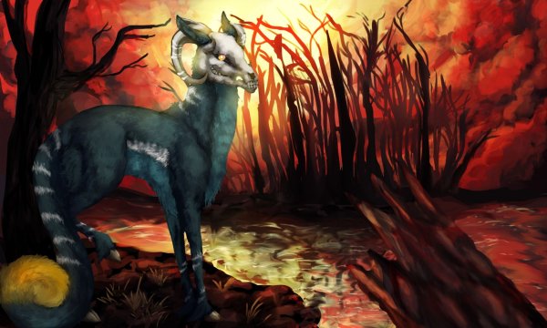 Мифические существа арт животные