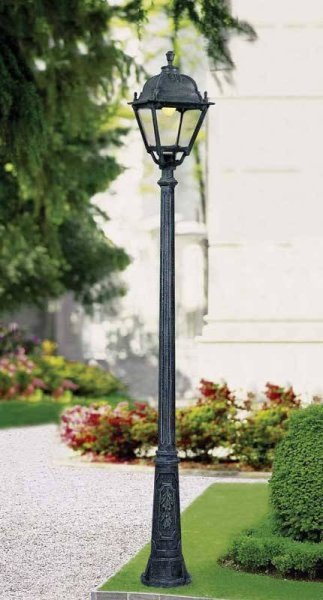 Уличный фонарный столб trunca 105414 ip44 серебряный