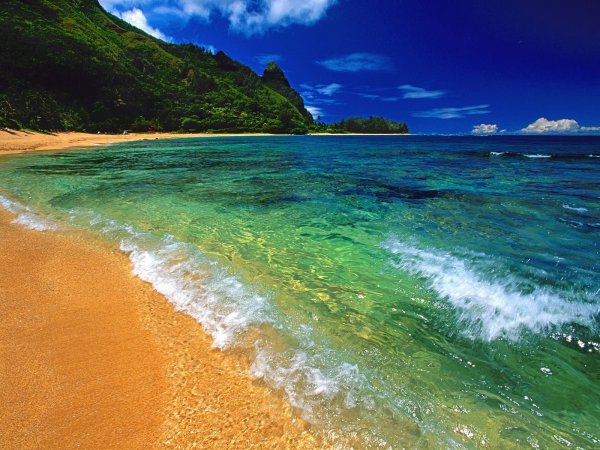 Tunnels Beach, Гавайи
