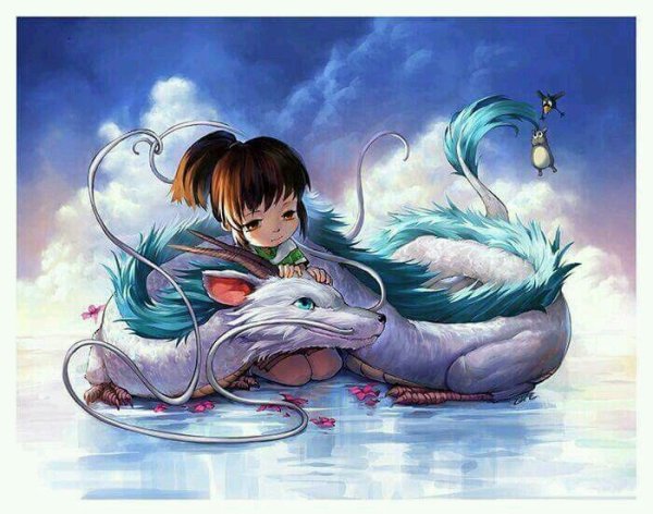 Хаяо Миядзаки Хаку и Тихиро