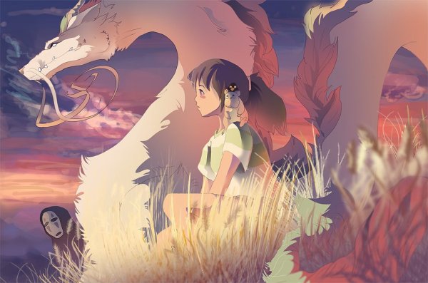 Хаяо Миядзаки Унесенные призраками арт