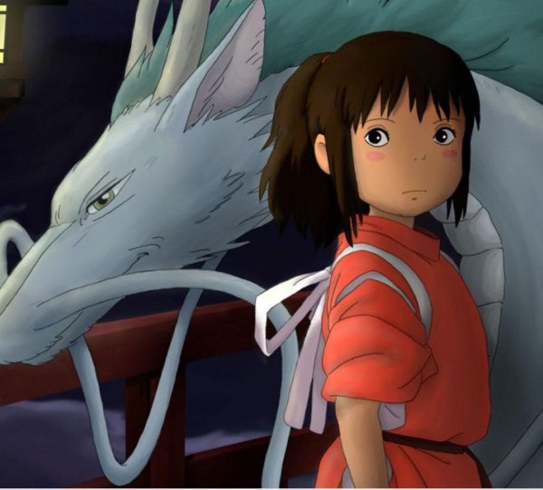 Унесённые призраками дракон и Тихиро