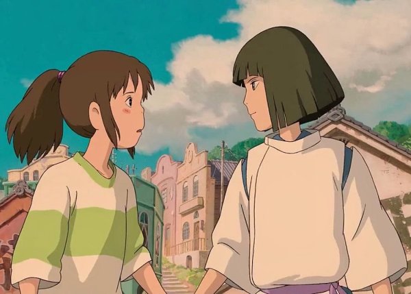 Унесённые призраками Хаку и Тихиро