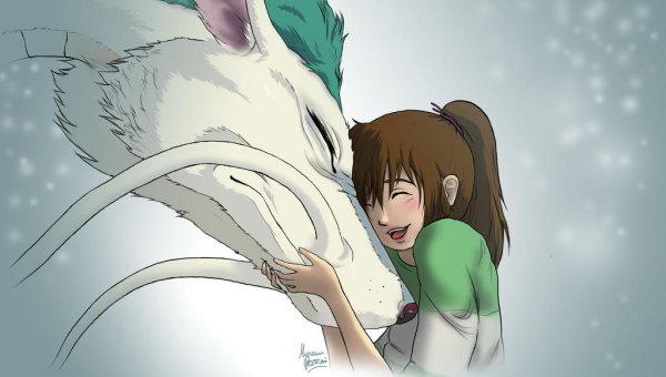 Тихиро и Хаку дракон