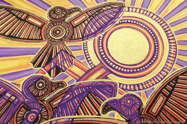 Графика в стиле этно