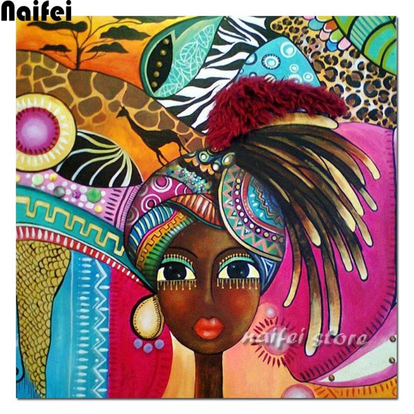 Картины Валерии Радык в африканском стиле