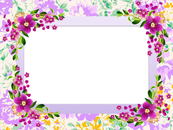 Красивая Цветочная рамка