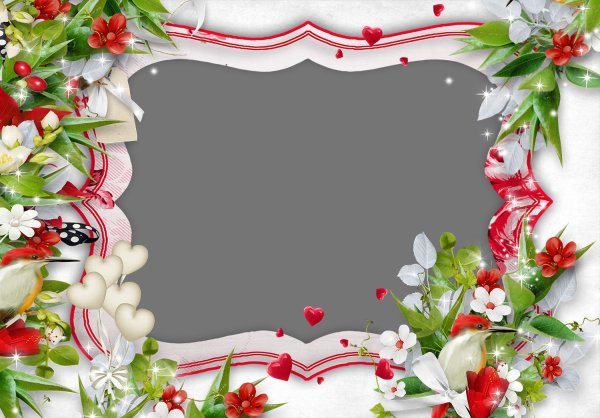 Красивая Цветочная рамка