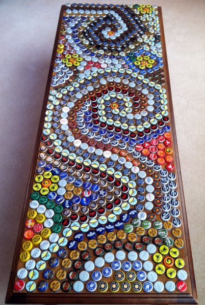 Мозаика из крышек