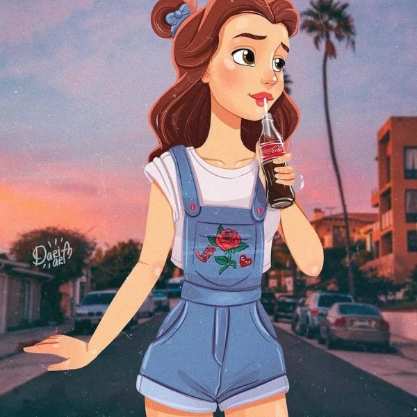 Бель принцесса Дисней современная