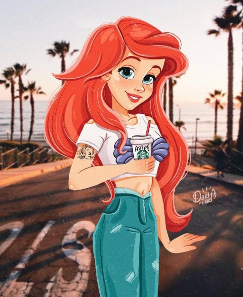 Современная Русалочка Ариэль